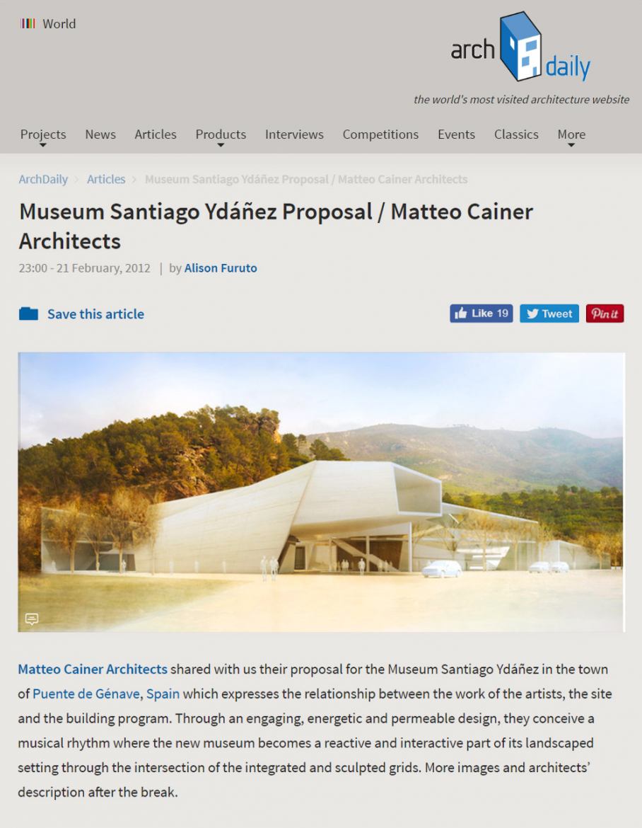 MCA Archdaily Santiago Ydanez